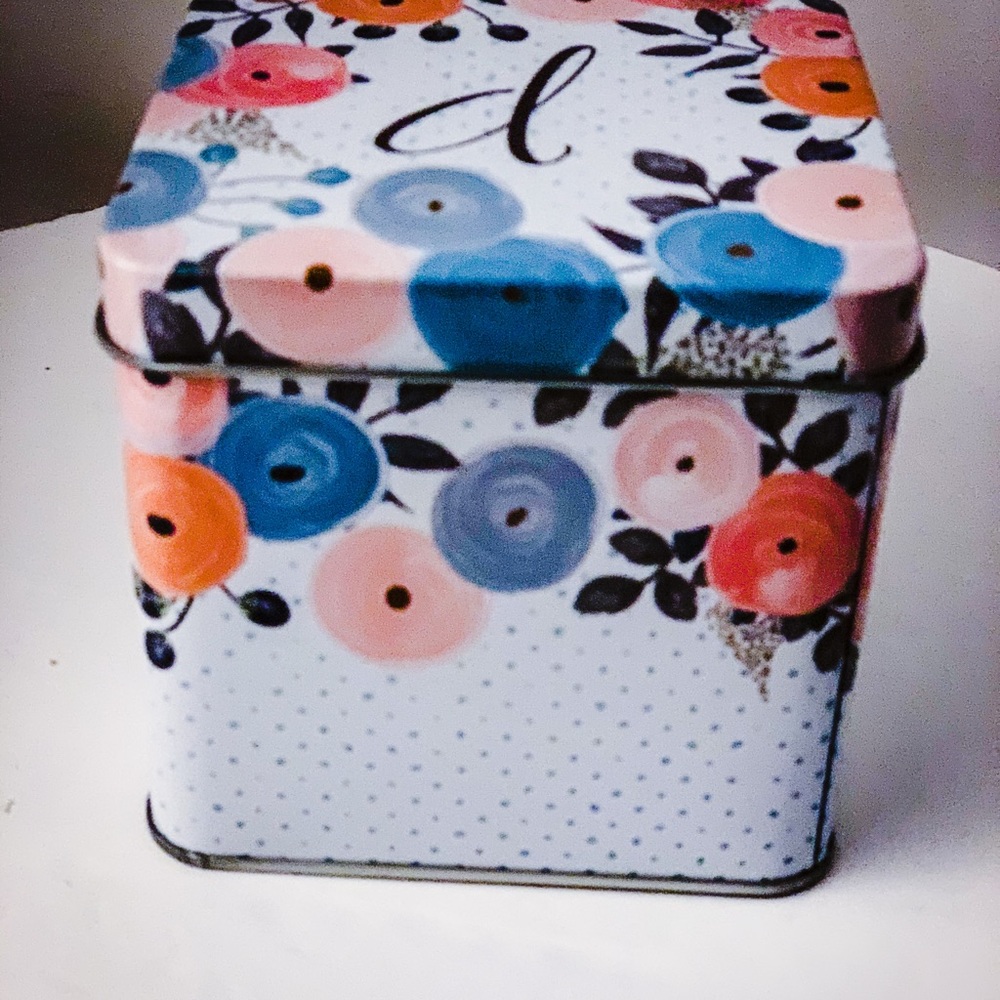 Initial “H” Keepsake Tin